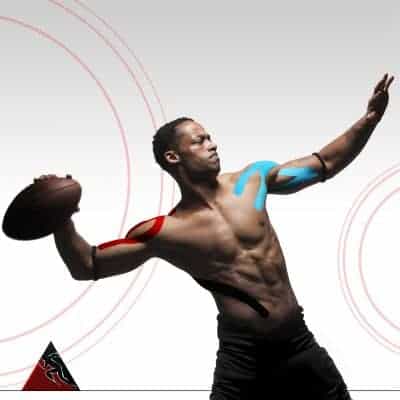 Kinesiology athletic tape sports
