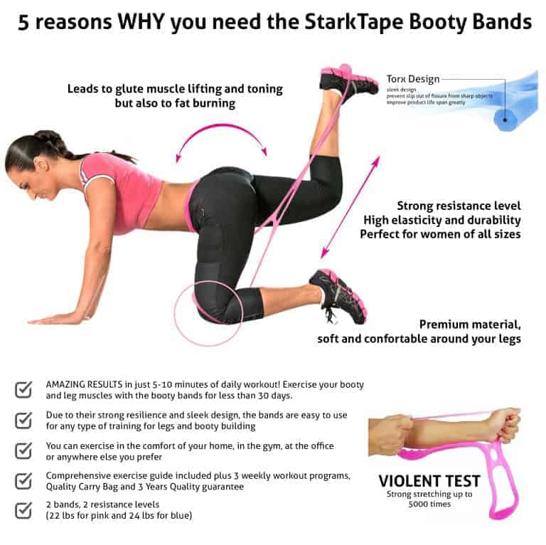 Booty Bands THE PERFECT SHAPE FOR YOUR LEGS AND BUTT