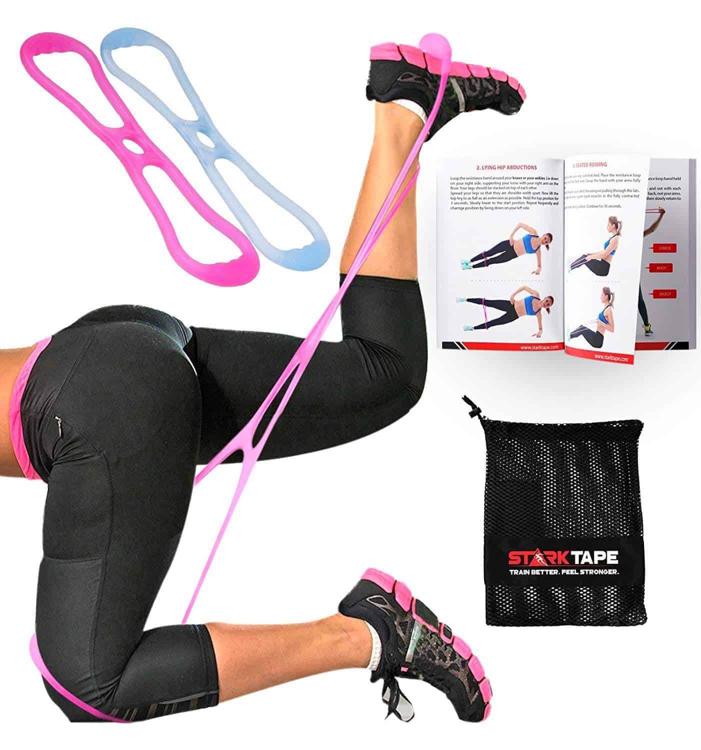 Glute-Tastic Ankle Kickback Strap w/ Resistance Bands for Butt & Hip Exercises 