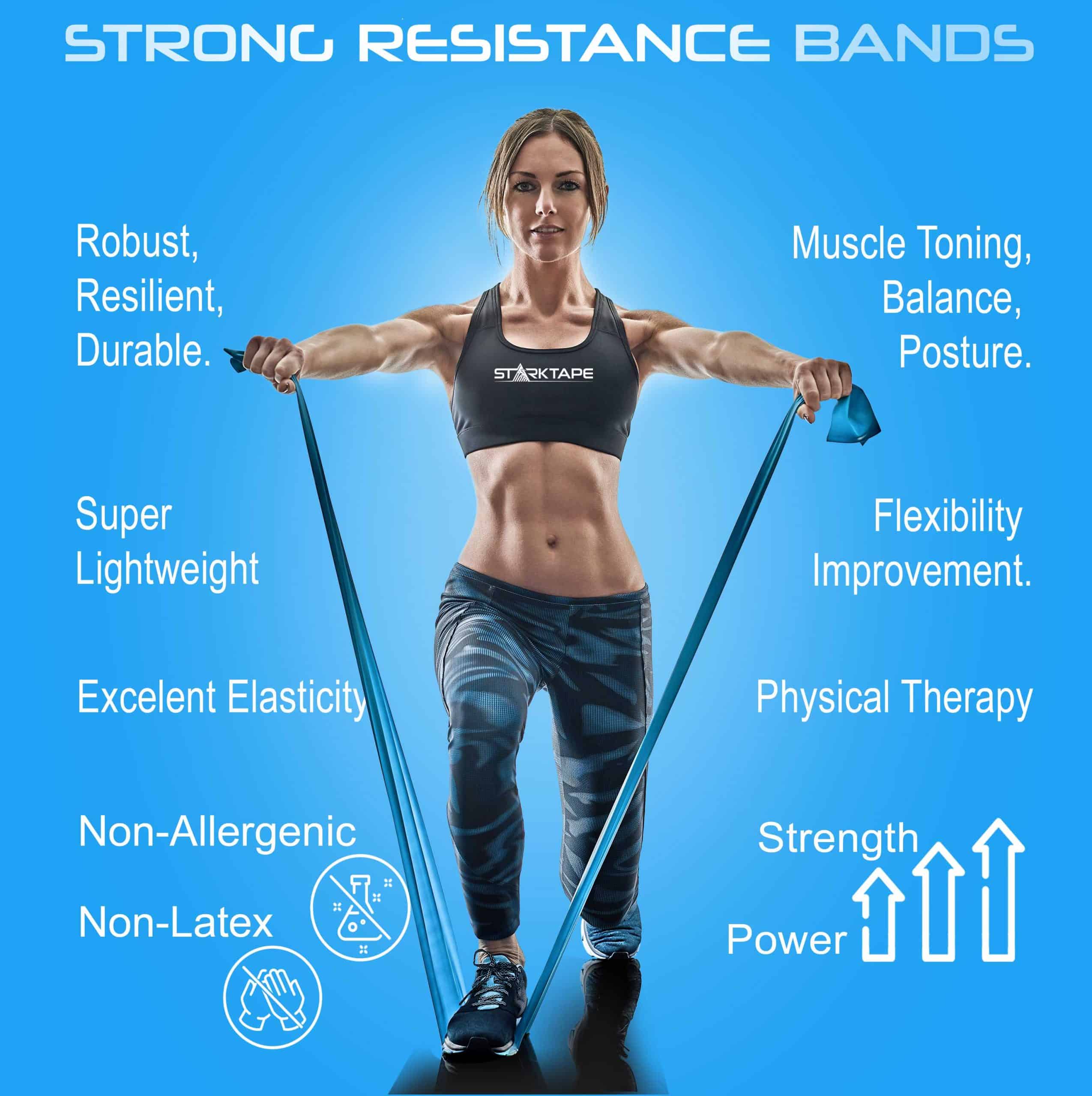Starktape RESISTANCE BANDS physical therapy bands exercise-2